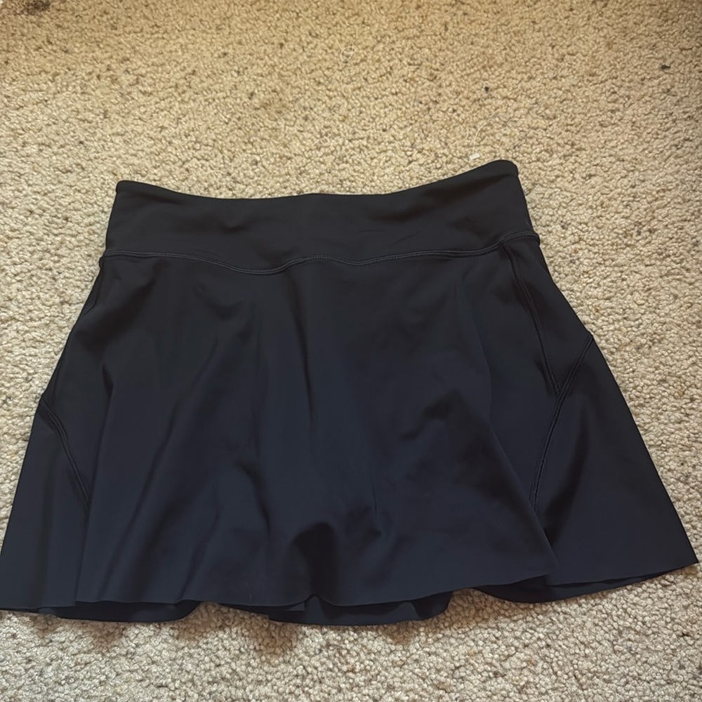 Athleta girl black tennis skirt